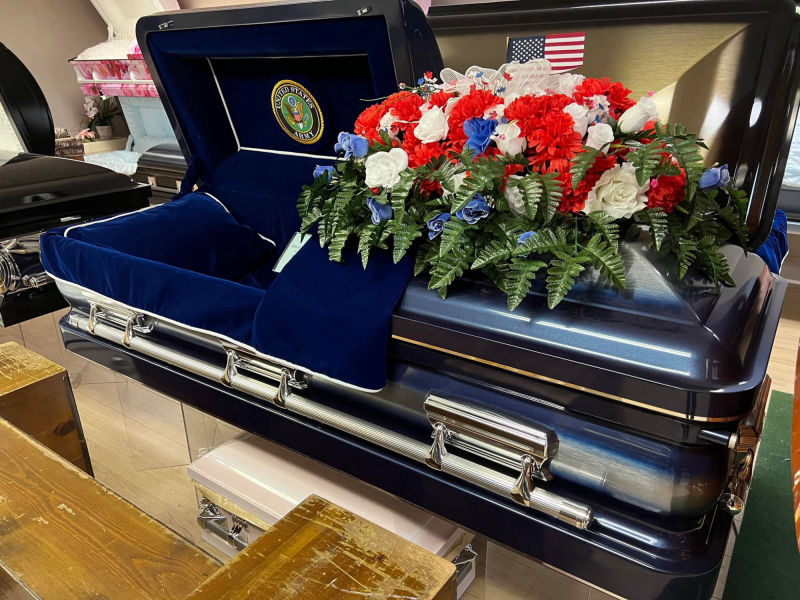 Army casket 