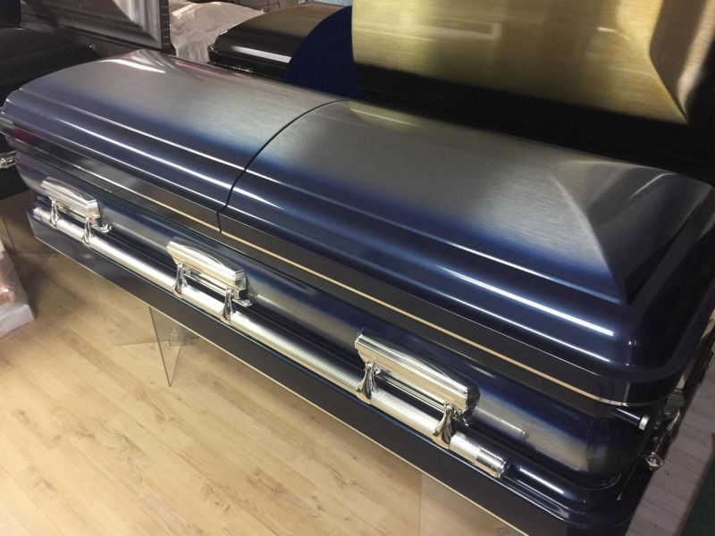 cobalt grey casket 
