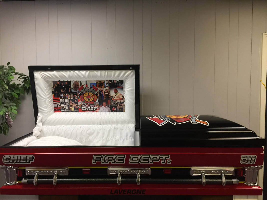 Fire Department casket 1