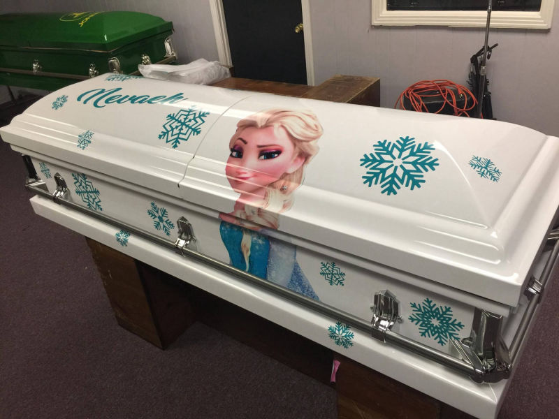 Frozen Elsa Casket