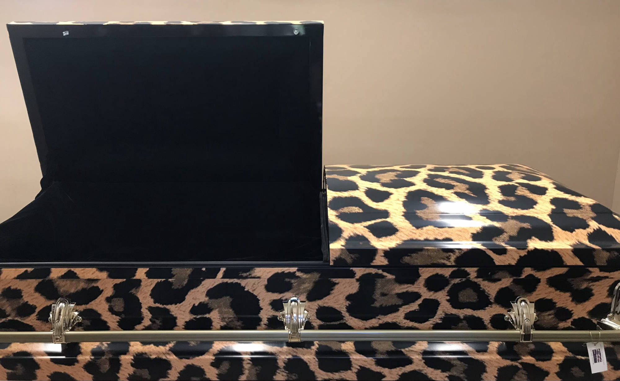 Leopard Print Casket