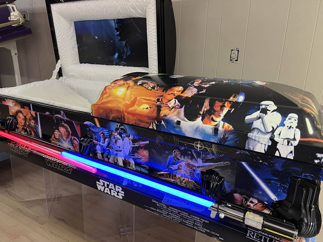 Star Wars Fan Casket