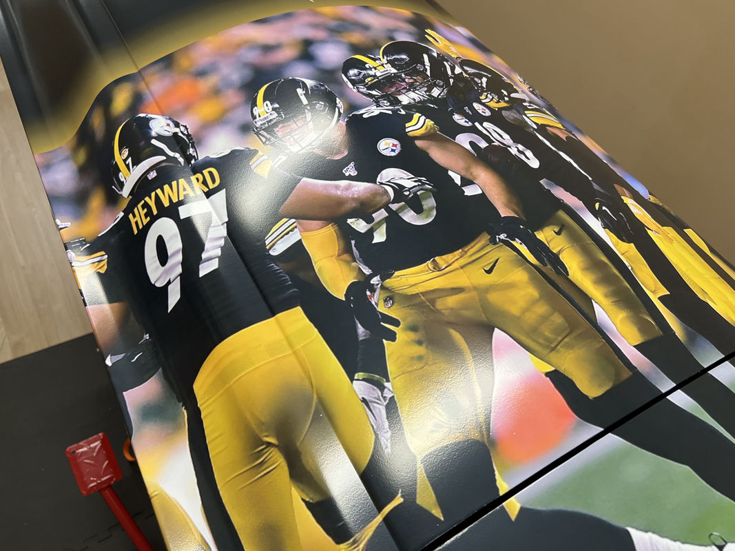 Pittsburgh Steelers Fan Football Casket